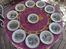 12 Assiettes Parlantes Terre