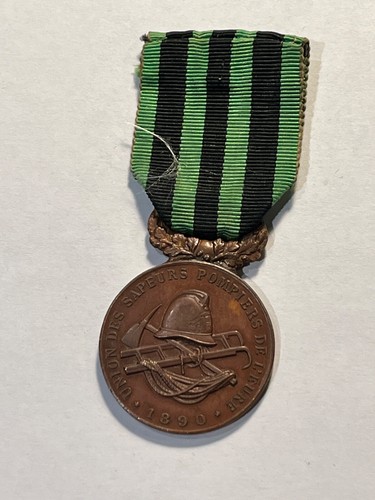 Médaille union des - union, sapeurs