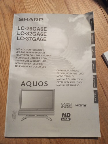 Sharp téléviseur aquos - sharp,