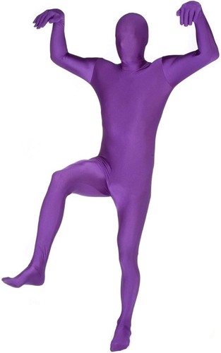Purple morphsuit xxl - purple,