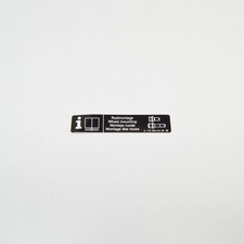 Roue de secours MB SLK R170 avec étiquette gommée A1705840438 NEUF ORIGINE