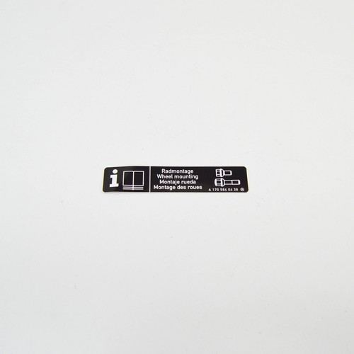 Roue secours slk r170 - secours, mb
