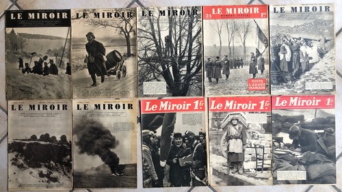 Lot journaux de guerre - lot,