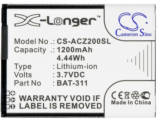 Batterie 1200mah type bat 311 - batterie, bat-311