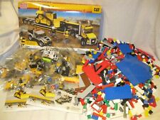 Lot 4kg VRAC PIÈCES PLAQUES MEGA BLOKS POLYBRIC BOÎTE CATERPILLAR Compat. Lego?