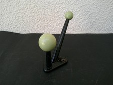 PATERE PORTE MANTEAU BOULE DOUBLE EN BOIS ET METAL VINTAGE