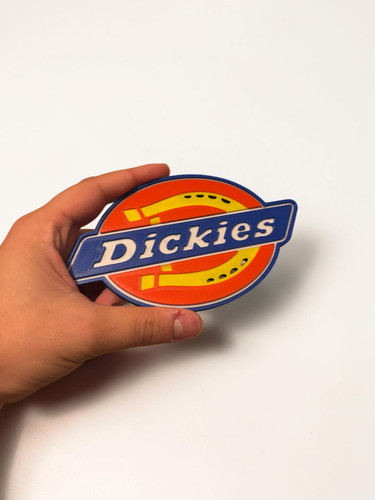 Plaque logo dickies 3d - logo,
