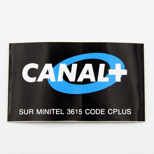 Autocollant canal sur - -,