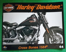 FASICULE HARLEY DAVIDSON ALTAYA N°  44 :"  Cross Bones 1584  "  tbe