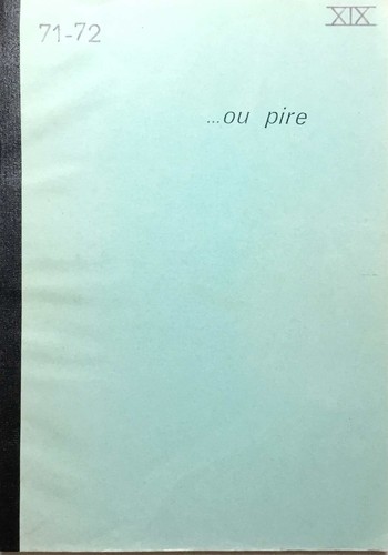 Lacan séminaire ou pire - lacan,, ...ou