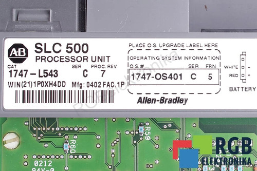 1747 l543 slc500 allen - 1747-l543,