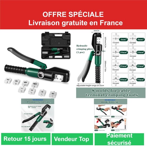 Pince sertir hydraulique - à,