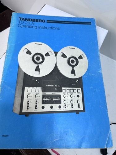 Tandberg 20a operating - td,