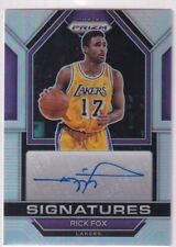 2022-23 Panini Prizm NBA N° SIG-RFX Rick Fox Argent Prizm Auto