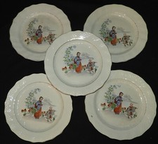 Lot x5 assiettes à dessert