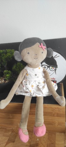 Doudou poupée métisse - doudou,