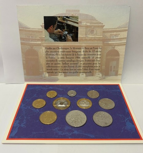 France coffret 1996 - france, bu