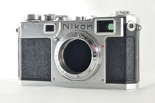 [ près De Mint ] Nikon S2 35mm Télémètre Caméra à Film Argent Noir Corps Japon #
