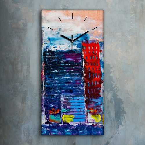 Horloge murale sur toile - , 30x60