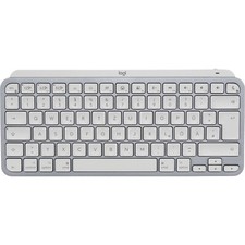 Clavier Logitech MX Keys Mini Gris Allemand Qwertz Argenté Blanc
