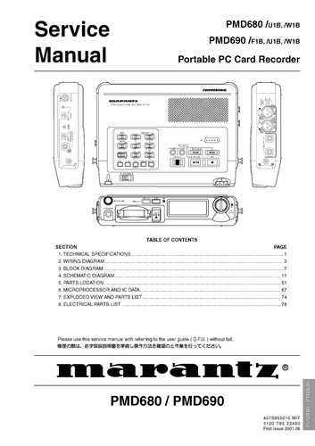 Service manuel instructions - manuel, d'instructions