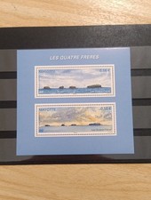 Timbre  Bloc Mayotte Les 4