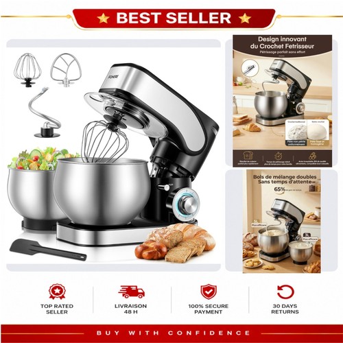 Robot pâtissier fohere 1300w - pâtissier,