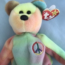 Ty Beanie Baby Peace Bear