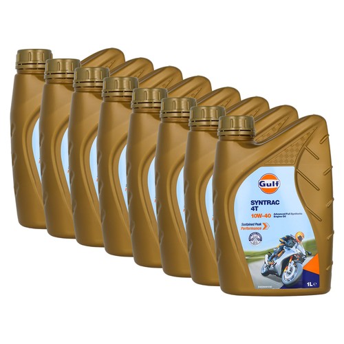 Huile gulf syntrac 10w - 4t, 8