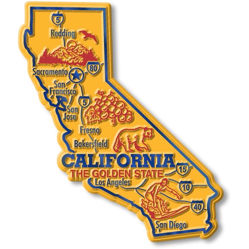 California giant state - giant, magnet