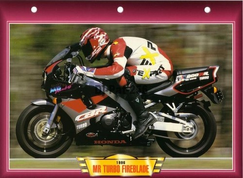 Fiche moto honda cbr 900 - fiche, rr