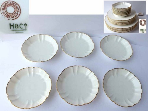 Set soucoupes bord - 6,