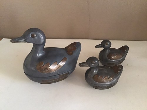 Canards étain laiton - étain, et