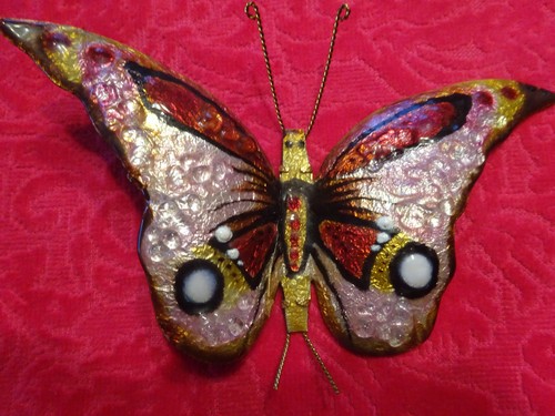 Emaux limoges papillon - de,