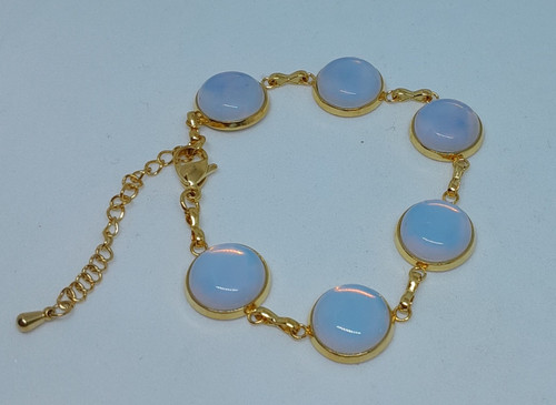 Bracelet acier plaqué or - acier,