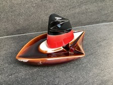 Cendrier cheminée qui fume paquebot France - céramique Verceram