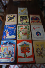 lot 10 protèges cahier publicitaires anciens (152)