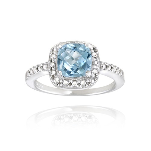 Argent sterling topaze bleu - sterling, et