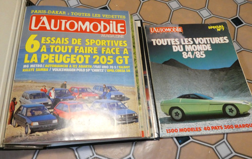 Automobile magazine 1984 - magazine,