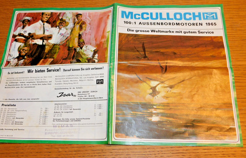 Vintage 1965 mcculloch - vintage, moteur