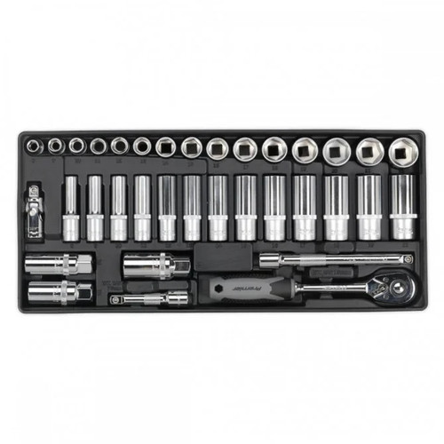 Coffret douille 35 - douille, 3/8"