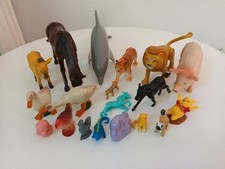 lot 20 animaux divers en plastique