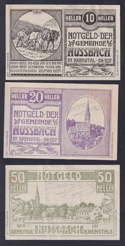 Autriche notgeld kremstal - autriche,