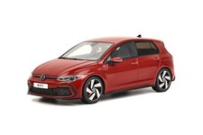 VW GOLF VIII GTI Kings Red Metallic 2021 OTTOMOBILE OT405 1:18 VOLKSWAGEN