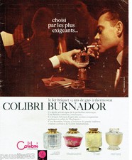 PUBLICITE ADVERTISING 115  1964  Colibri Burnodor  briquet gaz à thermostat