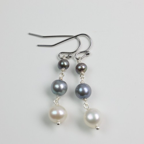 Boucles oreilles perles de - perles,