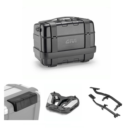 Kit top case givi - noir, 46l