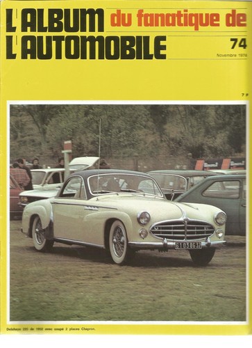 Fana automobile n 74 - fana, de