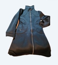 Manteau Long Automne Made in Portugal Cop Copine Noir 36 S mi-saison état neuf