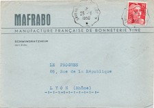 LETTRE ENVELOPPE TYPE GANDON